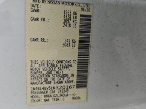 Used 2020 Nissan Altima 2.5 S image 14