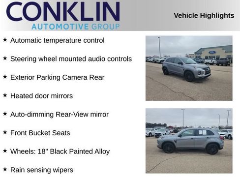 Used 2025 Mitsubishi Outlander Sport LE AWD/4WD image 2