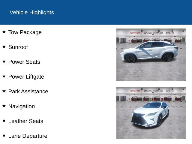Used 2018 Lexus RX 350 F Sport w/ Accessory Package AWD/4WD image 2