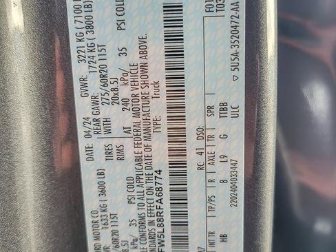 Used 2024 Ford F150 Lariat w/ Equipment Group 502A High image 27