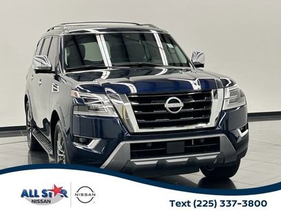 Certified 2023 Nissan Armada Platinum w/ Captain's Chairs Package