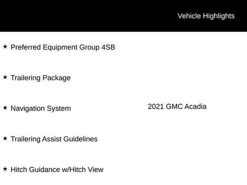 Used 2021 GMC Acadia AT4 w/ Trailering Package image 12