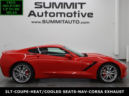 Used 2015 Chevrolet Corvette Stingray Coupe w/ 3LT Preferred Equipment Group RWD image 1