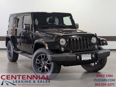 Used 2017 Jeep Wrangler Unlimited Sahara