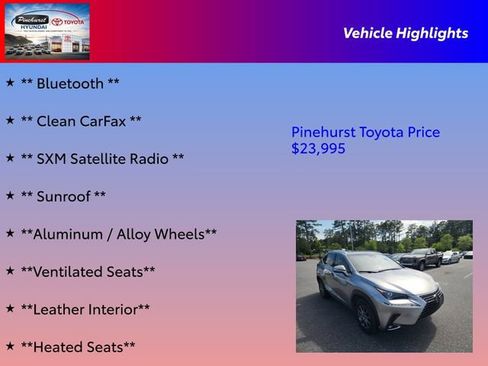 Used 2019 Lexus NX 300 FWD w/ Comfort Package image 16