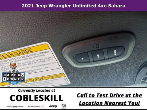 Used 2021 Jeep Wrangler Unlimited Sahara w/ Cold Weather Group AWD/4WD image 17