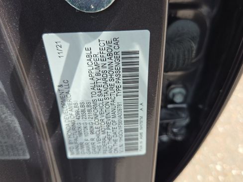 Certified 2022 Honda Accord EX-L image 21