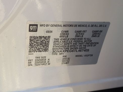 New 2026 Chevrolet Equinox LT w/ Convenience Package II AWD/4WD image 29