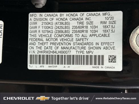 Used 2020 Honda CR-V EX-L image 38