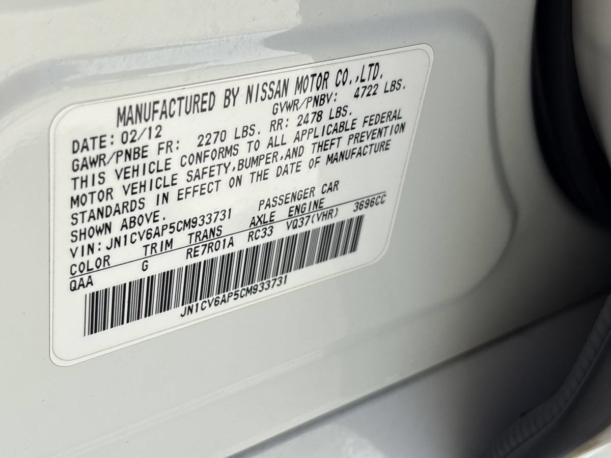 Used 2012 INFINITI G37 Journey w/ Premium Pkg RWD image 29