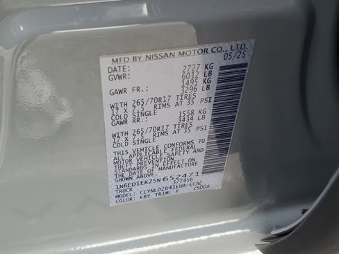 Certified 2025 Nissan Frontier PRO-4X w/ Pro Premium Package image 25