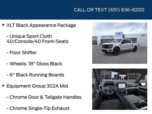 New 2025 Ford F150 XLT w/ Equipment Group 302A MID image 10