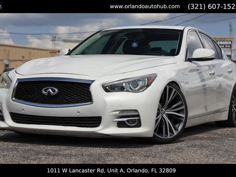 Used 2014 INFINITI Q50 Premium w/ Deluxe Touring Package RWD image 1