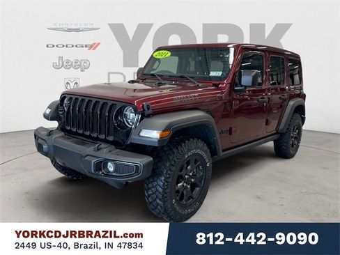 Used 2021 Jeep Wrangler Unlimited Sport image 1