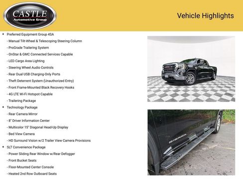Used 2021 GMC Sierra 1500 SLT w/ SLT Premium Plus Package AWD/4WD image 7