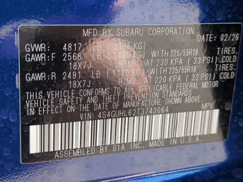 New 2026 Subaru Crosstrek 2.5i Limited AWD/4WD image 32