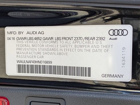 Used 2017 Audi A4 2.0T Premium Plus w/ Premium Plus Package image 24