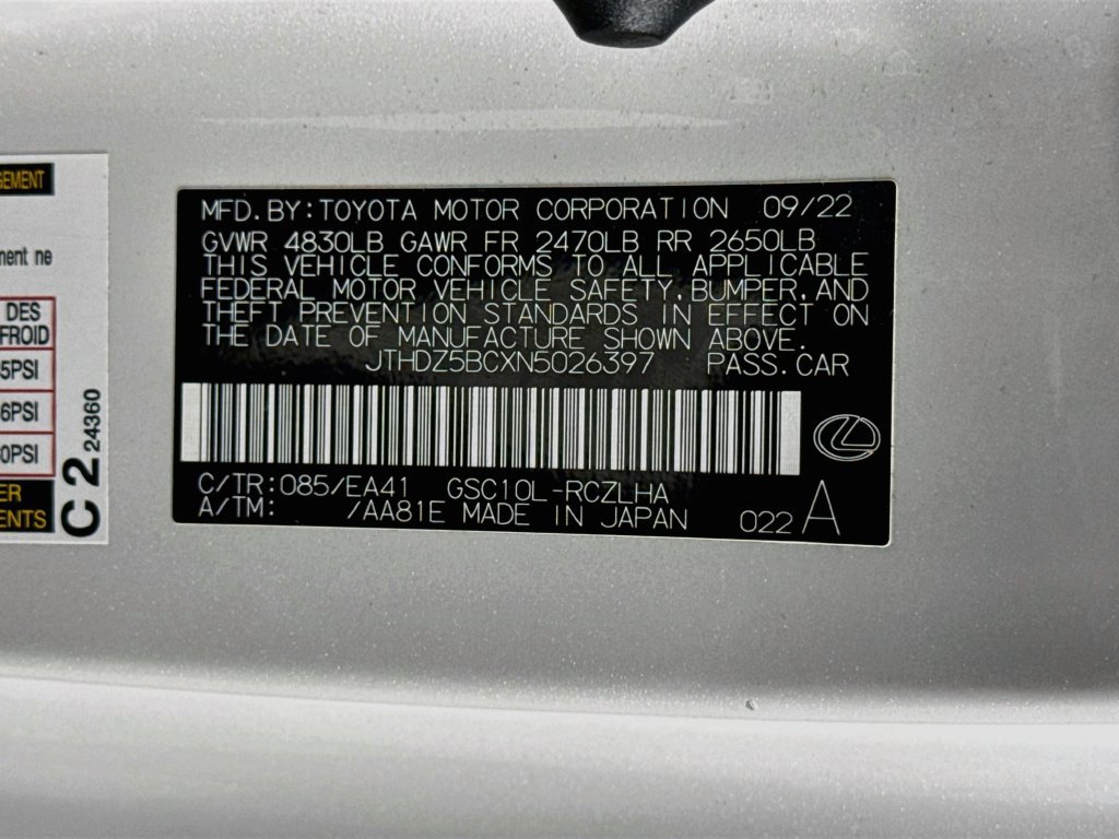 Certified 2022 Lexus RC 350 w/ Premium Package RWD image 31