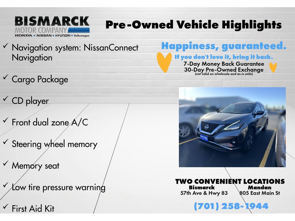 Used 2019 Nissan Murano Platinum w/ Cargo Package AWD/4WD image 8