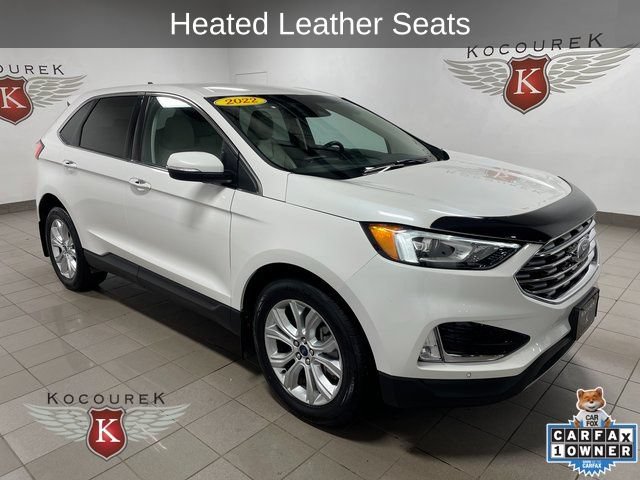 Used 2022 Ford Edge Titanium w/ Class II Trailer Tow Package AWD/4WD image 1