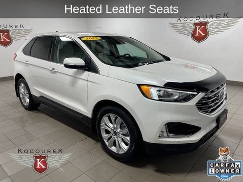 Used 2022 Ford Edge Titanium w/ Class II Trailer Tow Package AWD/4WD image 1