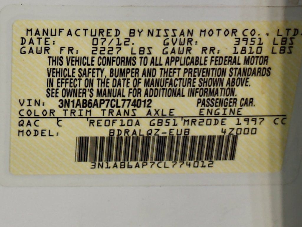 Used 2012 Nissan Sentra 2.0 FWD image 32