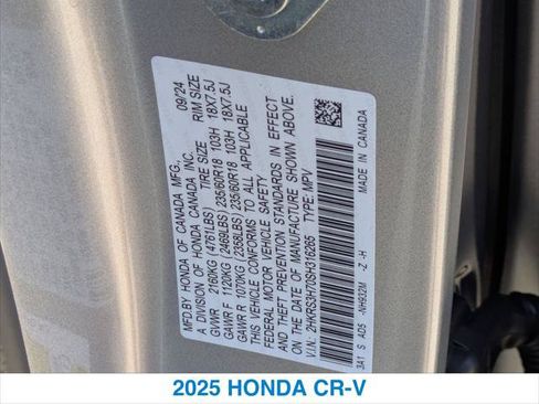 Certified 2025 Honda CR-V EX-L image 26