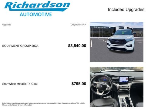 Used 2022 Ford Explorer XLT w/ Equipment Group 202A image 6