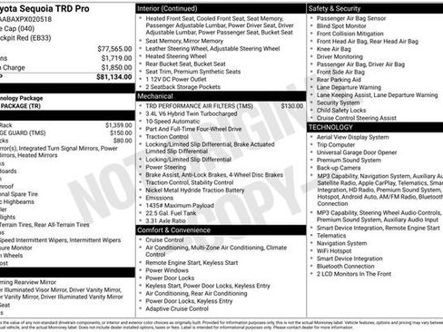 Used 2023 Toyota Sequoia TRD Pro AWD/4WD image 32