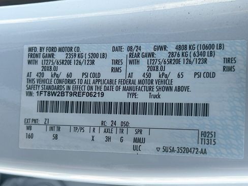 Certified 2024 Ford F250 Lariat w/ Sport Appearance Package AWD/4WD image 33