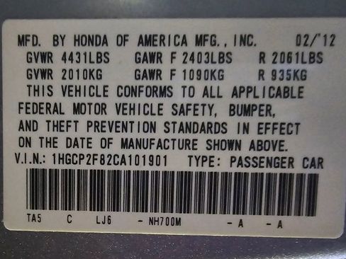 Used 2012 Honda Accord EX-L image 24