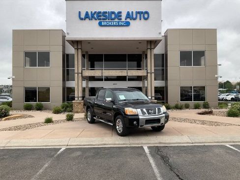 Used 2014 Nissan Titan SL w/ SL Heavy Metal Package AWD/4WD image 2