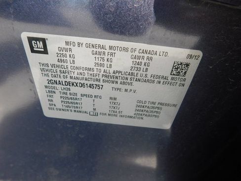 Certified 2013 Chevrolet Equinox LT w/ Driver Convenience Package FWD image 8
