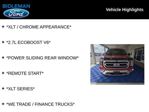 Used 2022 Ford F150 XLT w/ Equipment Group 302A High AWD/4WD image 10