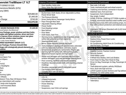 Used 2008 Chevrolet TrailBlazer LT w/ Sun And Sound Package AWD/4WD image 7