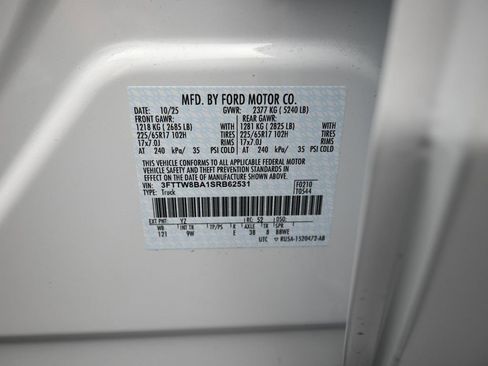 New 2025 Ford Maverick XL w/ Equipment Group 102A image 19