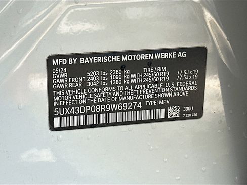 Certified 2024 BMW X3 sDrive30i w/ Convenience Package RWD image 34