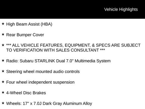 Used 2024 Subaru Crosstrek 2.0i AWD/4WD image 7