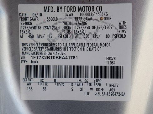 Used 2011 Ford F250 Lariat w/ Chrome Pkg image 57