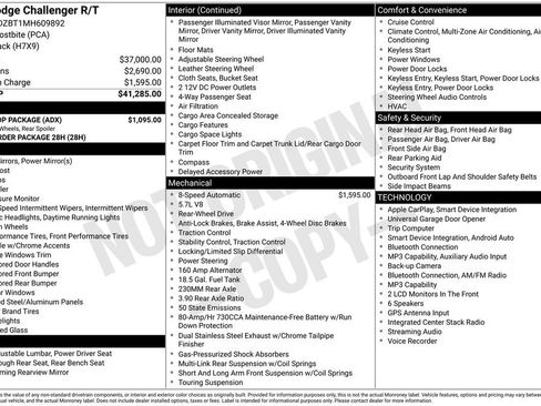 Used 2021 Dodge Challenger R/T w/ Blacktop Package RWD image 6