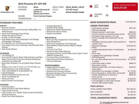 Used 2019 Porsche 911 GT3 RS image 35