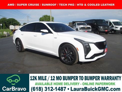 Used 2025 Cadillac CT5 V w/ Technology Package AWD/4WD image 1