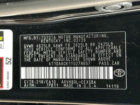 New 2026 Toyota Camry SE image 24