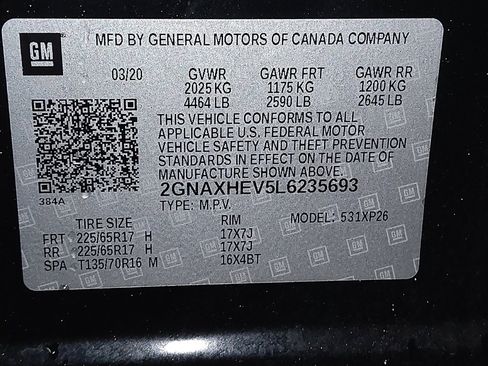 Used 2020 Chevrolet Equinox LS image 33