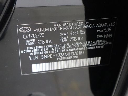 Used 2021 Hyundai Sonata Limited w/ Cargo Package FWD image 41