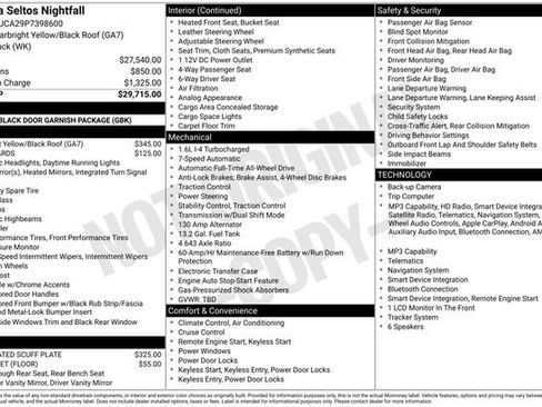 Used 2023 Kia Seltos Nightfall Edition AWD/4WD image 33
