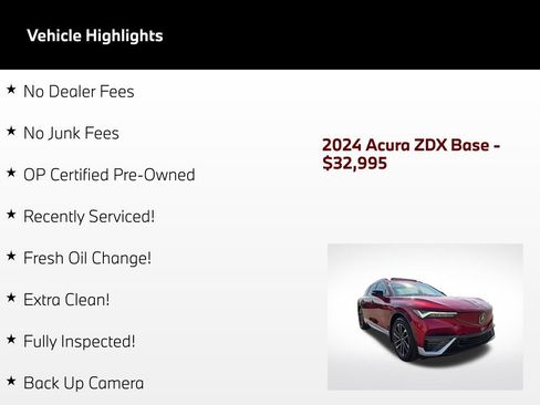 Used 2024 Acura ZDX A-Spec AWD/4WD image 3