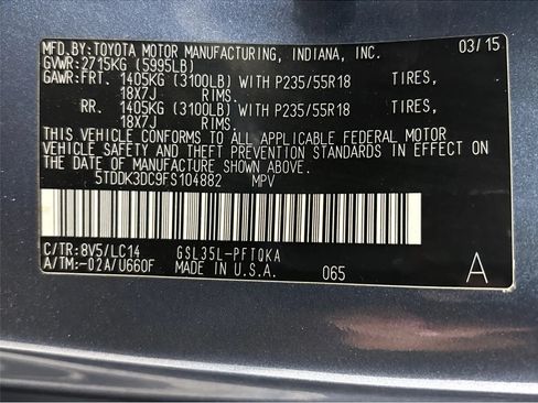 Used 2015 Toyota Sienna XLE w/ XLE Navigation Package AWD/4WD image 28