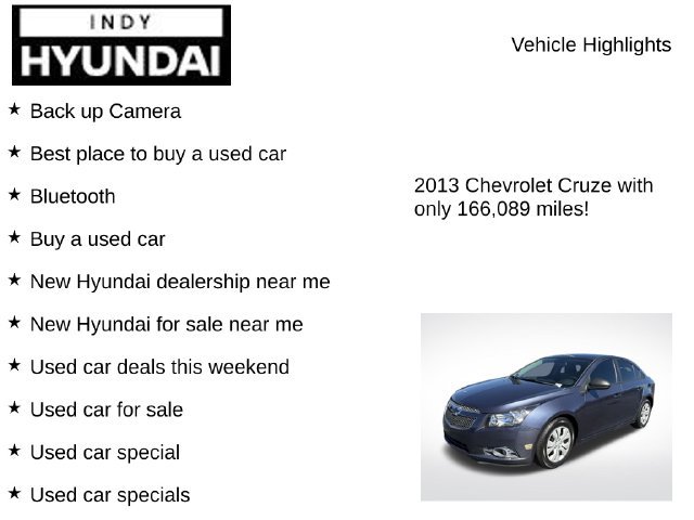 Used 2013 Chevrolet Cruze LS FWD image 7