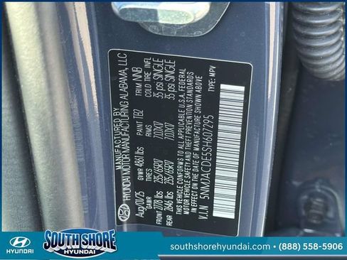 Certified 2025 Hyundai Tucson SE AWD/4WD image 21